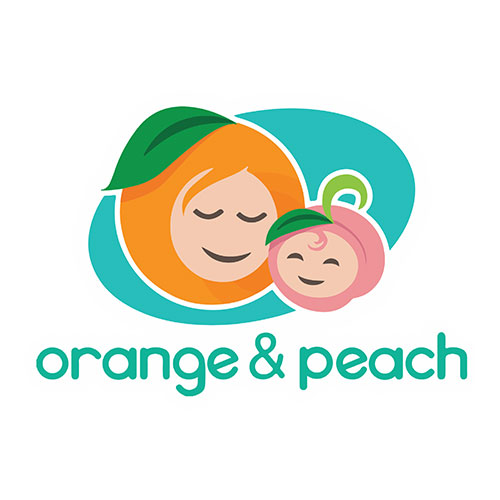 orange & peach